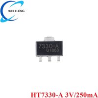 10pcs/lot HT7330 HT7333 HT7350 HT7350-A HT7333-A HT7330-A SOT-89 SOT89 3V/3.3V/5V 250mA Low Dropout Linear Regulator LDO Chip IC
