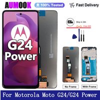 New Display For Motorola Moto G24 LCD Display Touch Screen Digitizer Assembly For Motorola Moto G24 Power Display Replacement