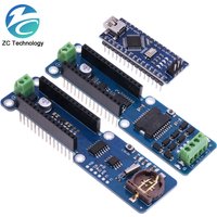 Data Logging Shield For Arduino Nano Logger Recorder Module 3.3V RTC Real Time Clock /Dual Channel Motor Driver Board Nano L298P