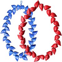 Roman Reigns Tribal Chief Handmade Polynesian Ula Fala Necklace Jey Uso Gift Samoan Cultural Accessory Lei Red Blue Jewelry