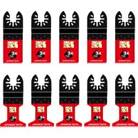 Japanese Teeth Oscillating Saw Blades Universal Quick Release Oscillating Multitool Blades Clean Cut for Wood Plastic PVC