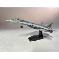 Aircraft Model Toy 1/72 Scale Russian SU57 Sukhoi SU-57 Fighter Jet Airplane Metal Military Finished ABS Diecast Simulation Gif