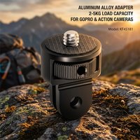 360 Swivel 1/4" Screw Converter Mini Tripod Adapter for GoPro Hero 11 10 8 for Insta360 One X2 X3 R Action Camera Monopod Mount