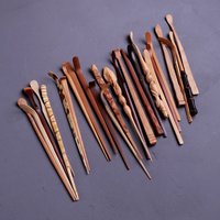New Bamboo Tea Sticks Chashaku 18cm Traditional Matcha Spoon Japanese Classic Leaf Spatula Tea Ceremony Matcha Scoop