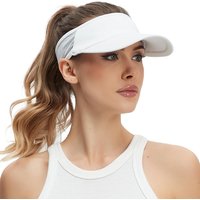 Sports Sun Visor for Women Men Summer Cooling Stretchy Visors Hats Womens Ponytail Hat for Golf Running Beach Tennis