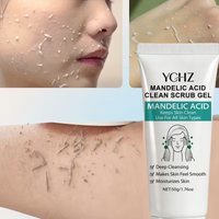 50g Mandelic Acid Cleansing Gel——Deeply Cleanses and Unclogs Pores, Contains Aloe Vera and Rose Essence, Makes Skin Smooth and Delicate, Suitable for All Skin Types