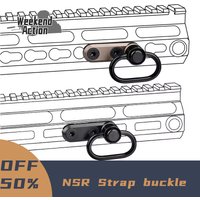WADSN Tactical NSR Quick Detach Metal GBB Buckle Sling Swivel Mount Fit 20mm Picatinny M-LOK KEYWOOD Rail Hunting Accessories