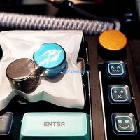 H37F Ergonomic Metal Knob for F75 IK75 Mechanical Keyboards Simple Setups