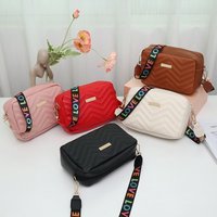 Embroidered camera bag 2025girl bags for cross-border women's bag wholesale casual small square bag versatile shoulder bag