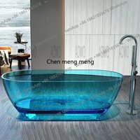 Clear Bath Tub Black Bathtub Custom Color Freestanding Tub Prefab Bath Soaking Bathtub and Hot Tubs 1700*750*550mm