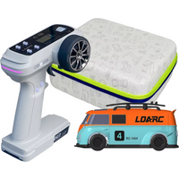 LDARC V64 1/64 MINI RC Simulated Electric Remote Control Model Car Tabletop Bus Vehicle RTR 2.4GHz Adults Children's Toys