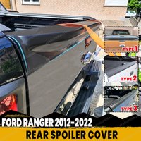 Rear Tailgate Spoiler For Ford Ranger 2012-2017 2018-2022 T6 T7 T8 Wildtrak Raptor XLT XLS XL Tailgate Cover Truck Trim