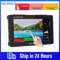 FEELWORLD F6 PLUS V2 6 Inch / F6 Pro 5.5 Inch Camera Monitor 3D LUT 4K Touch Screen Monitor for Studio Video Filmmaking