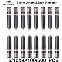 500/10 PCS JINHAO 2.6mm Black 39mm Fountain Pen Ink Sac Cartridges Refills School Office Supplies Stationery For Hongdian Majohn