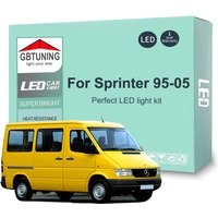 8Pcs LED Interior Light Bulb Kit For Mercedes Benz Sprinter W901 W902 W903 W904 1995-2005 Car Accessories Canbus Indoor Lamp