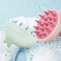 Silicone Hair Scalp Massager Brush - Shampoo Comb with Acupuncture Point Stimulation for Head And Body Massage