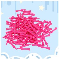 100 Pink Plastic Castle Step Grad Golf Tees up Height 39mm