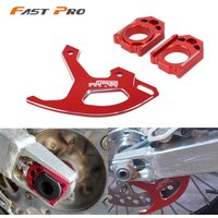 Rear Brake Disc Guard Cover Chain Adjuster Axle Block For Honda CR125R CR250R CRF250R CRF250X CRF450R CRF450X CRF 250 450 R X