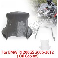 R 1200 GS 2012 Motorcycle Windshield Windscreen For BMW R1200GS R1200-GS 2011 2010 2009 2008 2007 2006 2005 ( Oil Cooled)