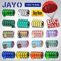 JAYO PLA + / TPU / SILK / PLA Filament 5 Rollen/set 3D Printer Filament Sterk 3D Printmateriaal Voor FDM Geen Klitten