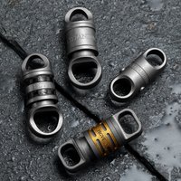 Luxury Titanium Key Chain Magnetic Spin Rotary for Car Key Ring Connector Anti-off Holder Men EDC Quickdraw Buckle Male Gadgets