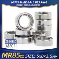 10PCS MR85ZZ Bearing 5*8*2.5 mm Miniature Ball Bearings L-850ZZ ID 5 mm MR85 ZZ MR95 MR105 MR115 685 695 625 605 635