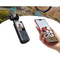 Portable 4K Ultra HD 270 Rotatable Action Camera Vlog Wifi Mini Sports Waterproof Case for Travel Driver Recorder MicroSD