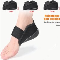 1-3cm Invisible Height Increase Silicone Socks Gel Heel Pad Orthopedic Arch Support Heel Cushion Soles Insole Hiking Shoe Insole