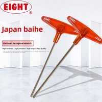 Japanese EIGHT Metric T-Style Hex Key Sets and Single Pieces of 018 Series Flat-Head Hex Keys in Both Metric and Imperial Sizes