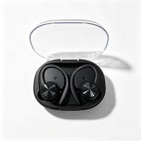 Portable Ear Hook TWS Headphones Waterproof Sports Earbud Wireless Earphone Bass Stereo Headset with LED Display for Sports
