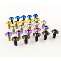 AliExpress NONE Titanium Bolts M5 M6 Lightweight Screws for Bicycle Motorcycle Bike Parts Accessories