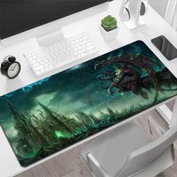 World of Warcraft Illidan Large Mouse Pad Gaming Mouse Pad PC Gamer Computer Mouse Mat Big Mousepad XXL Carpet Keyboard Desk Mat