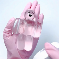 Squishy Transparent Jelly Robot Octopus Rabbit Squeeze Toy Super Soft Slow Rebound Water Sense Toy Kawaii Stress-relieving Gift