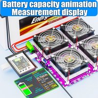 50A 600W WiFi Tuya Car Lead-acid Power Battery Capacity Tester Electronic Load Power Tester Discharge Meter