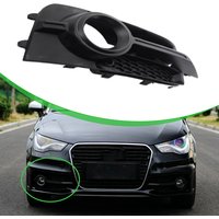 Front Bumper Fog Light Grille Grill Honeycomb Mesh Fog Light Lamp Cover For Audi A1 8X S-Line 2010 2011 2012-2014 8X0807681B