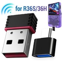 1-2set for R36S Game Console Wireless Network Card RTL8188FTV USB Wifi Dongle Type C OTG Adapter for R36/R36H Game Accessories