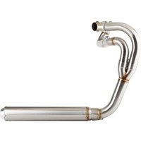 Motorcycle exhaust full system For Triumph Scrambler 900 2017-2025 2:1 Low Mount Full exhaust muffler with scrambler 900 header