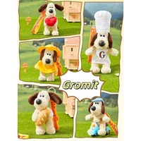 Original With Tag Wallace Gromit Key Chain Gromit Plush Toy Bag Pendant Keychain Kawaii Cute Key Chain Car Key Decor Xmas Gift