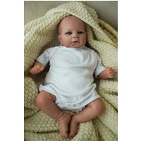 Poupée finie peinte Premie bébé Reborn poupée réaliste 46CM Elijah haute qualité Genesis poupée peinte à la main