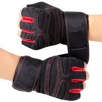 AliExpress NONE Unisex Fitness Gym Gloves with Wristband for Weight Lifting Body Building Training Sports Exercise And Cycling Shockproof