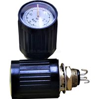 1Pcs WXD2-53 Multi-turn Wire Wound Potentiometer With Dial Pointer 1.6W 10 Turns 1K 2K2 4K7 10K 22K 47K
