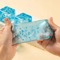 3/4.5/5.5CM Ice Cube Squishy Toy Stress Relieving Soft Touch Slow Rebound Stretch Squeeze Snowflake Ice Cube Xmas Gift for Adult