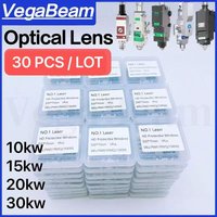 30 SZT. Ochronnych soczewek laserowych VegaBeam 18x2 20x2 27.9x4.1 24.9x1.5 30x5 34x5 37x7 15KW 20KW 1064nm do cięcia laserowego, soczewki optyczne