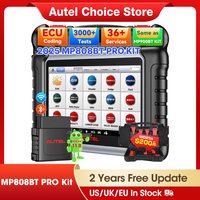 Autel MaxiPRO MP808BT Pro Kit, OBD2-Diagnosetool, ECU-Codierung, Aktualisierung versteckt, VAG-Führung, 38+ Dienstleistungen, Upgrade von MP808S MP808BT