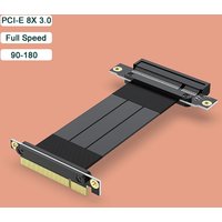 PCI Express PCI-E 8X Adapter Riser Card 90 Degree Converter Card for Server Chassis Computer PCI-E 3.0 X8 TO X8 1X Riser 180-90