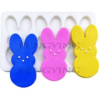 Easter Bunny Silicone Mold Sugarcraft Chocolate Cupcake Baking Mold Fondant Cake Decorating Tools