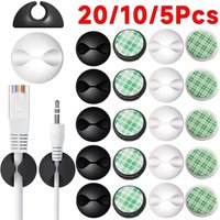 50-1Pcs Car Cable Clips Winder Earphone Holder Cord USB Line Desktop Management Clips Organizers Wire Cord Holder for Home Car