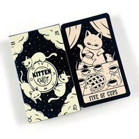 Hot-selling Cat Tarot Cards A 78 Deck Oracle English Visions Divination Edition Borad Playing Games,Family Gatherings Board Game