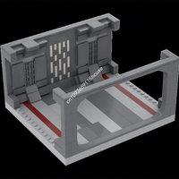 313pcs MOC Venator Hangar Minifigures Display Star Battle Building Blocks Constructing Plastic Educational Christmas Toy Gift