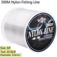 Transparent 500M Nylon Fishing Line Made of Japanese Material Strong Line Monofilament for Perch and Carp Fishing Accessories